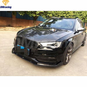 Labio de parachoques delantero de fibra de carbono estilo DM V1 para <span class=keywords><strong>Audi</strong></span> <span class=keywords><strong>A3</strong></span> S3 <span class=keywords><strong>s</strong></span>-<span class=keywords><strong>line</strong></span> <span class=keywords><strong>Coupe</strong></span> 2014-2015 - Product Image 2