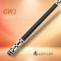 Queue de billard JMC Tech, fût en érable à faible déflexion, poignée en cuir de vachette, pointe GW1 12 mm, 147 cm, joint en acier inoxydable 3/8-8, haute qualité, modèle américain