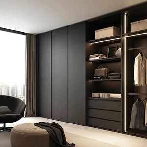 Cama Tatami con Diseño Integrado de Armario, Dormitorio Infantil, Cama Sólida Multifuncional con Escritorio <span class=keywords><strong>y</strong></span> Armario, Gran Espacio de Almacenamiento, Cama con Guardarropa - Product Image 4