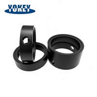 Sièges de vanne papillon en caoutchouc EPDM NBR à deux trous opposés, avec joint de doublure résiliente pour vannes de régulation de fluides de type Wafer Lug