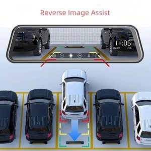 كاميرا داش مرآة 4K تسجيل حلقة رؤية ليلية 4K كاميرا احتياطية أمامية وخلفية كاميرا مزدوجة للسيارة أدوات كاميرا داش مرآة السيارة - Product Image 3