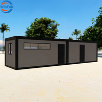 Maisons conteneurs préfabriquées pliables WinFair de 20 pieds pour magasin éphémère / boutique pop-up au Brésil