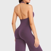 Nouvelle combinaison moulante pour femme, idéale pour le fitness, le sport, la course à pied, le yoga, en spandex/nylon sans couture, effet push-up des fesses.