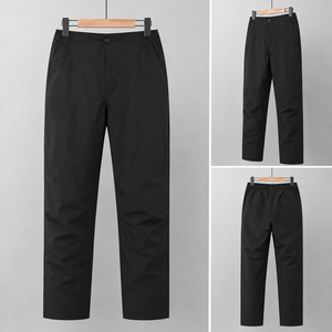 <b>Mens</b> Golf Pants Custom Buttons Solid Color Straight Leg Pants Golf Pants <b>Mens</b> Joggers Nylon Trousers - Product Image 2
