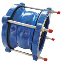 Raccord flexible universel en fonte ductile à bride pour tuyaux, modèle DN65-DN2000