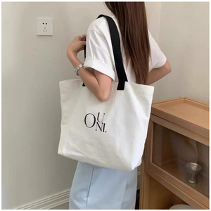 Xuerry Hot Selling Women Fashion Eco-Friendly Recycled Cotton Blank Customized <b>Canvas</b> <b>Bag</b> Custom Logo Printed Shopping Tote <b>Bag</b> - Product Image 5