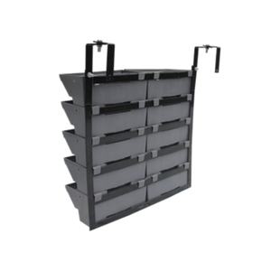 ถาดปลูกต้นไม้ติดผนังแนวตั้ง ตกแต่งผนังด้วยดอกไม้และพืชสีเขียว ทำจากพลาสติก - Product Image 2