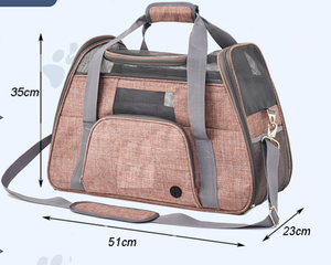 Yüksek kalite dayanıklı genişletilebilir havayolu onaylı köpek kedi için evcil hayvan taşıyıcı torba katı Polyester sırt çantası seyahat için sıcak satış - Product Image 2