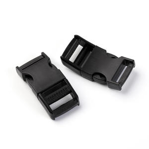 Boucle coulissante en plastique, diamètre intérieur 20mm, noire, durable, pour sacs, sacs à dos, sacs de taille, sangles réglables, cordons - Product Image 2