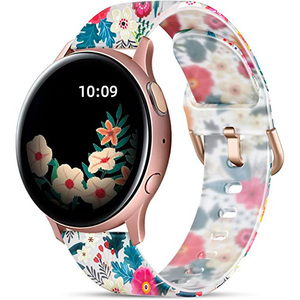 Correa de Silicona de 20 mm para <span class=keywords><strong>Reloj</strong></span> <span class=keywords><strong>Inteligente</strong></span> de <span class=keywords><strong>Mujer</strong></span>, Repuesto para los Modelos <span class=keywords><strong>Garmin</strong></span> Forerunner 645/55/45/158, Deportiva, 6 Colores - Product Image 2