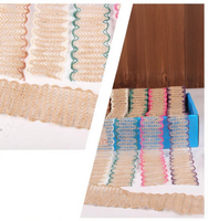 Nouvelle corde de tissage de Jute de dentelle décorative de polyester de ruban de chanvre coloré pour le matériel de bricolage pour des vêtements et des paquets de cadeaux