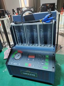 Tektino INJ-6B 6 silindir ultrasonik yakıt enjektörü temizleme ve test makinesi otomotiv enjektörleri her türlü destek - Product Image 2