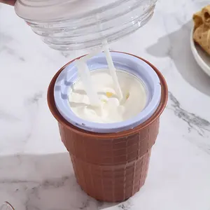 Draagbare Bevroren Yoghurt Maker Machine Automatisch Voor Thuis