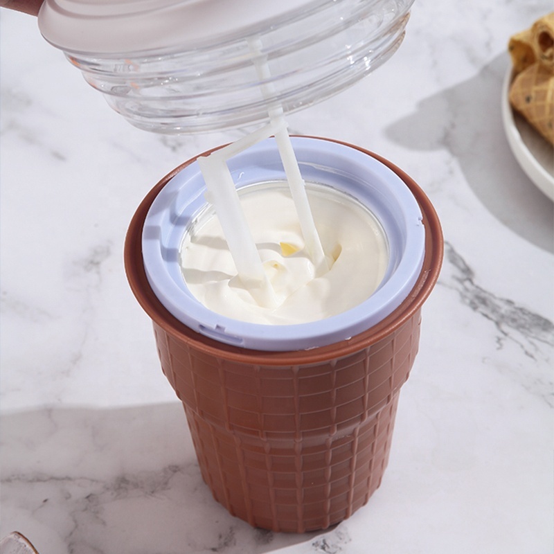 Frozen Yogurt Machine with Mixer 2