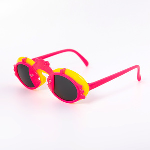Gafas de Sol Infantiles Little Fish con Lentes de Resina, Protección UV 100%, Unisex, Montura Estilo Flip-Top - Product Image 3
