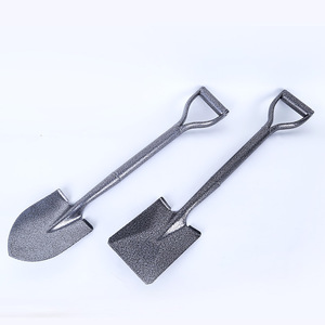 Garden Shovel Manganese Steel D-Grip Handle Portable Outdoor Camping Tool For Planting And Soil Turning - Product Image 1