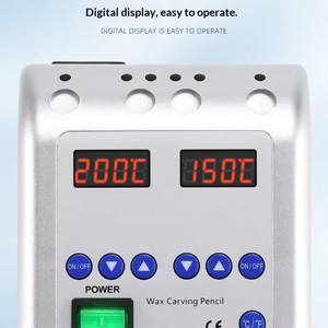 Lápiz Eléctrico <span class=keywords><strong>Doble</strong></span> para Tallar Cera Dental con 6 Puntas <span class=keywords><strong>de</strong></span> Cera, Aparatos Eléctricos para Tallar y Moldear Cera, Instrumento <span class=keywords><strong>de</strong></span> <span class=keywords><strong>Laboratorio</strong></span> - Product Image 4