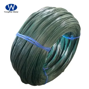 Cheap price heavy duty high carbon pvc coated galvanized garden wire pvc coating