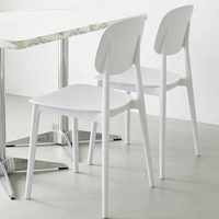 Table et chaises de salle à manger de style simple, table ronde en contreplaqué de 60 cm, dimensions et couleurs personnalisables