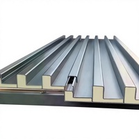 Panel Sándwich de PU Ecológico, Resistente al Fuego, Moderno, Aislante, para Techos de Almacenes, Patios, Balcones, Villas y Exteriores