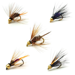 Mouche Nymphale à Tête Perlée avec Hameçon Barbelé, Leurre Artificiel en PVC pour la Pêche à la Truite en Rivière - Product Image 1