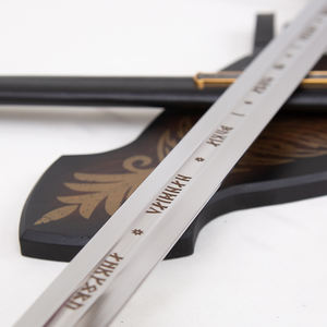 Épée Narsil authentique du <span class=keywords><strong>Seigneur</strong></span> <span class=keywords><strong>des</strong></span> <span class=keywords><strong>Anneaux</strong></span> (LOTR) de 129 cm, lame en acier 440ss, <span class=keywords><strong>réplique</strong></span> réelle de l'épée d'Aragorn Anduril. - Product Image 5