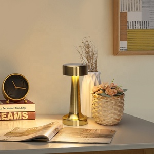 Creative LED Night <b>Light</b> Table Lamp with Touch Control Simple Feature AC Power for Hotel Bedside Living Room or Desktop Use - Product Image 2