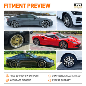 Cerchi in Lega di Alluminio 6061-t6 Personalizzati Rimpower, <span class=keywords><strong>22</strong></span> Pollici, 5 Fori 5 <span class=keywords><strong>X</strong></span> 112, Ruote Forgiate per Auto - Product Image 3