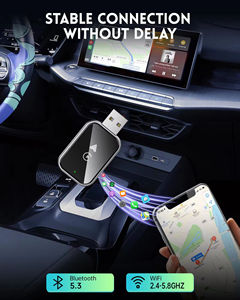 Dongle 2 en 1 Connexion rapide AI Box Bluetooth 5.2 WiFi <span class=keywords><strong>Adaptateur</strong></span> <span class=keywords><strong>sans</strong></span> <span class=keywords><strong>fil</strong></span> Smart Dongle USB-C/USB Plug and Play Android Auto Box - Product Image 6