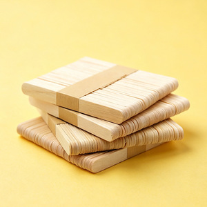 Bâtonnets de crème glacée, bâtonnets de sucettes glacées, bâtonnets de glaces, matériaux de construction pour loisirs créatifs, bâtonnets en bois, lattes en bois - Product Image 1
