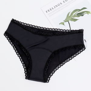 蕾丝棉4层防漏月经期内裤快速吸水女童内裤 - Product Image 3