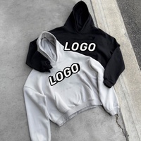 YKH Haute Qualité 330GSM Polaire Tissu Lourd Hoodies Surdimensionné Hommes Hoodies Puff Print Hommes Hoodies & Sweatshirts
