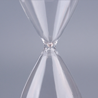 Sablier magnétique en verre pour bureau Science Home Decor