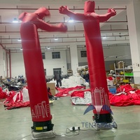 Mannequin Gonflable Publicitaire Extérieur Personnalisé avec Logo, Tube Gonflable Étanche avec Ventilateur Intégré, Multicolore, pour Événements et Fêtes, Modèle 5m