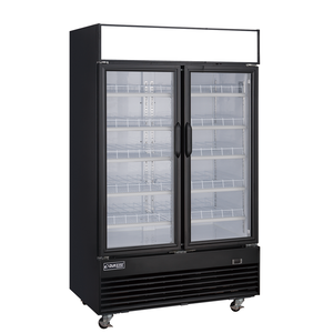 Réfrigérateur professionnel à Double porte <span class=keywords><strong>en</strong></span> verre, réfrigérateur vertical pour boissons - Product Image 5
