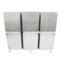 Cage pour chien à six combinaisons à double couche