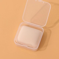 Éponges de maquillage en forme de goutte, carrées et triangulaires, super douces, sans latex, lavables, pour poudre, vente en gros