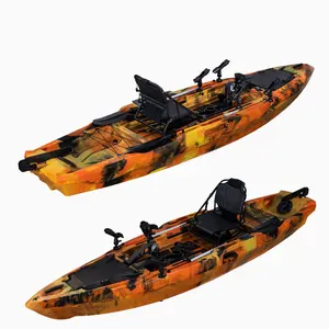 Hot populaire 3.71 mètres kayak monoplace une personne kayak vente pour la pêche