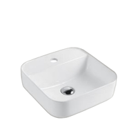 Design moderne Céramique Sanitaire Salle de bain Lavabo New Art Bassin en or Noir Blanc Or Couleurs pour Hôtels et Toilettes
