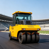 Compacteur d'asphalte 16 tonnes avec pression au sol de 400 kPa, rouleau pneumatique haute puissance à pneus pneumatiques à vendre