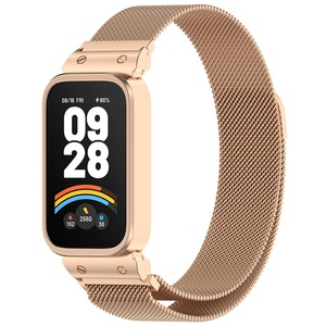 สายรัดแม่เหล็กกรอบสแตนเลสแบบอัจฉริยะสำหรับนาฬิกา <span class=keywords><strong>Mi</strong></span> Band9 Active Milan สำหรับสายนาฬิกาโลหะ <span class=keywords><strong>Mi</strong></span> band3 - Product Image 5