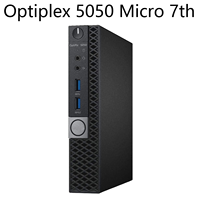 Mini-ordinateur de bureau Barebone Tiny Optiplex 5050 7e génération, propre, sans rayures, grade A, testé et fonctionnel