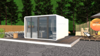 Casa Prefabricada Tipo Cápsula de Acero de Grado Hotelero, Estructura de Acero para Construcción de Villas