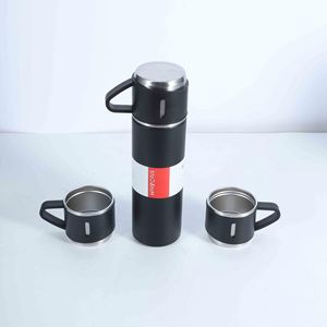 Wholesale 304 Stainless Steel Thermos 500ml Halloween Birthday Present <b>Christmas</b> <b>Gift</b> Vacuum Flask Set Mug Cup Vacuum Flask Set - Product Image 2