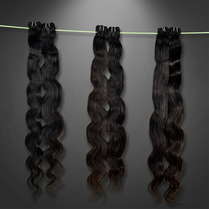 Cabello Humano Barato al por Mayor, Sin Químicos, Genuino, Doble Trama, Puede Teñirse, Remy Vietnamita e Indio, Sin Procesar, para Mujeres, Tamil Nadu - Product Image 1