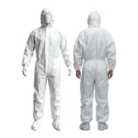 Combinaison de travail non tissée en PP, vêtements de protection industrielle, anti-poussière, combinaison de protection jetable, protection chimique