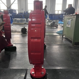 Oblea de hierro dúctil DN450, válvula de mariposa con forro central, disco CF8M, asiento EPDM, SS420, operación de engranaje de gusano - Product Image 5