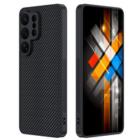 Étui de téléphone portable en cuir PU à motif carbone pour Samsung Galaxy S26 Ultra S25 S24 S23 S22 Plus, coque antichoc