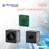 Cámara Industrial MindVision GigE de Nivel de Placa, 1.3MP, 91.5fps, Obturador Global PYTHON, Sensor IMX183 de 1 Pulgada y 20MP, PoE, GenICam