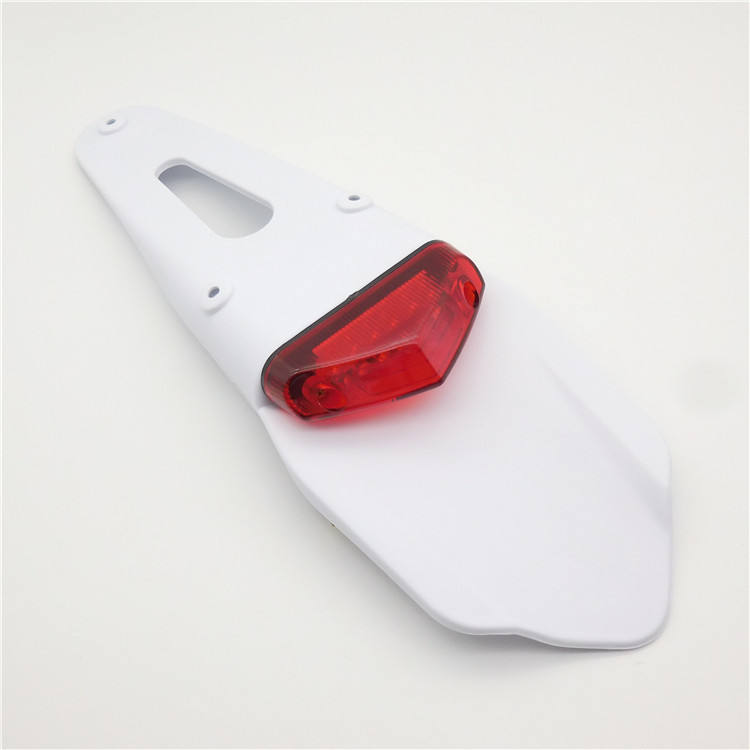 White Mudguard + Red Cover